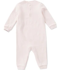 Ralph Lauren Baby Girls Long-Sleeve Polo Bear Fleece Coverall