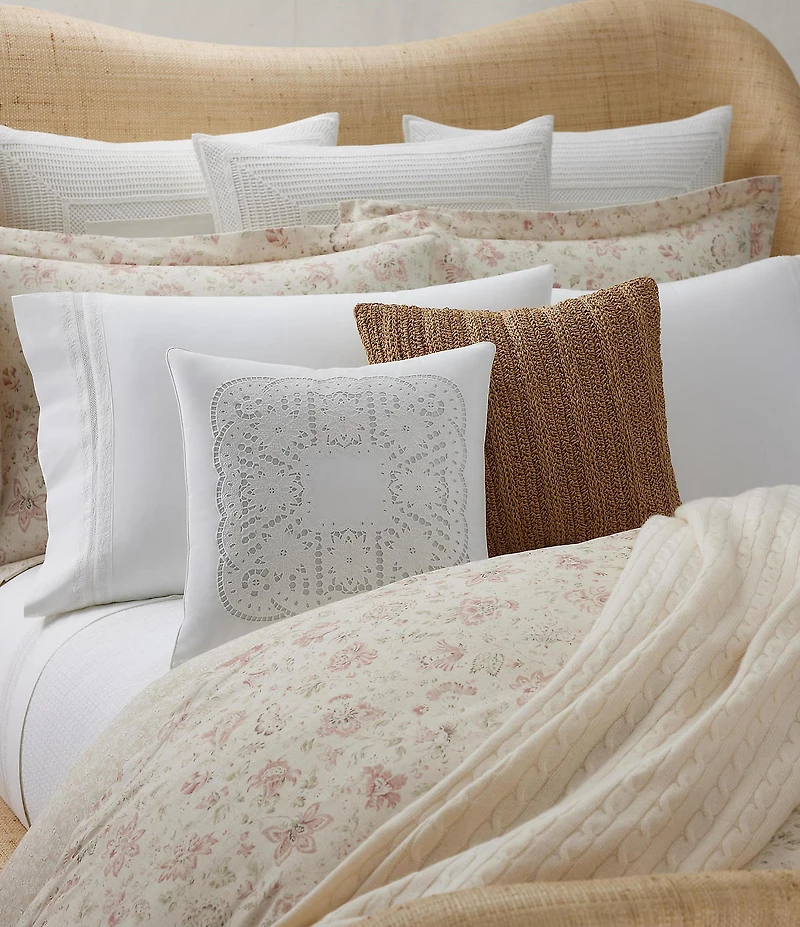 Ralph Lauren Barrie Eyelet Throw Pillow