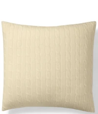 Ralph Lauren Cable Cashmere Throw Pillow