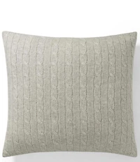 Ralph Lauren Cable Cashmere Throw Pillow