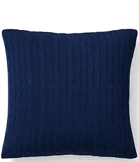 Ralph Lauren Cable Cashmere Throw Pillow