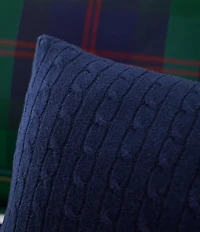 Ralph Lauren Cable Cashmere Throw Pillow
