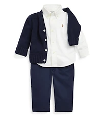 Ralph Lauren Baby Boys Long Sleeve Oxford Shirt