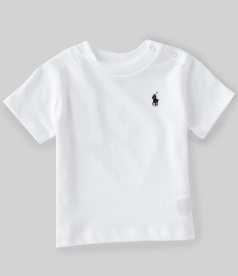 Ralph Lauren Baby Boys Short Sleeve Basic Jersey T-Shirt