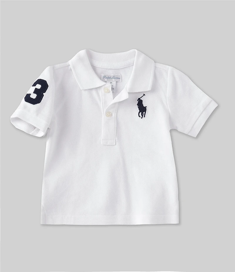 Ralph Lauren Baby Boys Short Sleeve Big Pony Polo Shirt