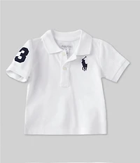 Ralph Lauren Baby Boys Short Sleeve Big Pony Polo Shirt
