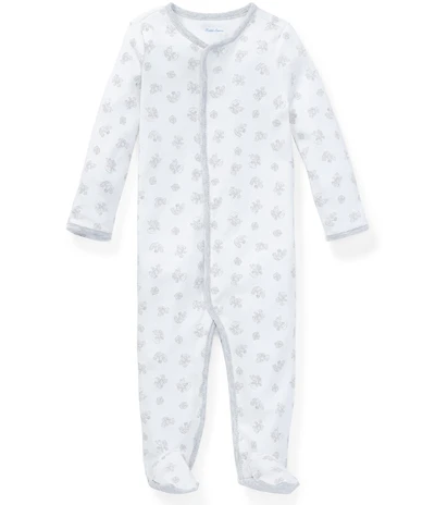 Ralph Lauren Baby Long Sleeve Printed Footed Coverall