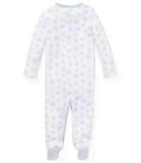 Ralph Lauren Baby Long Sleeve Printed Footed Coverall
