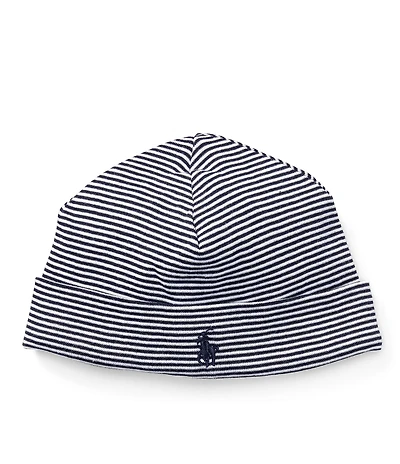 Ralph Lauren Baby Boys Striped Beanie Hat