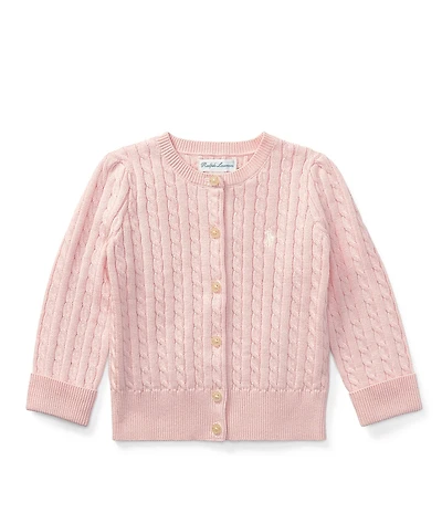 Ralph Lauren Baby Girls Mini Cable-Knit Cardigan