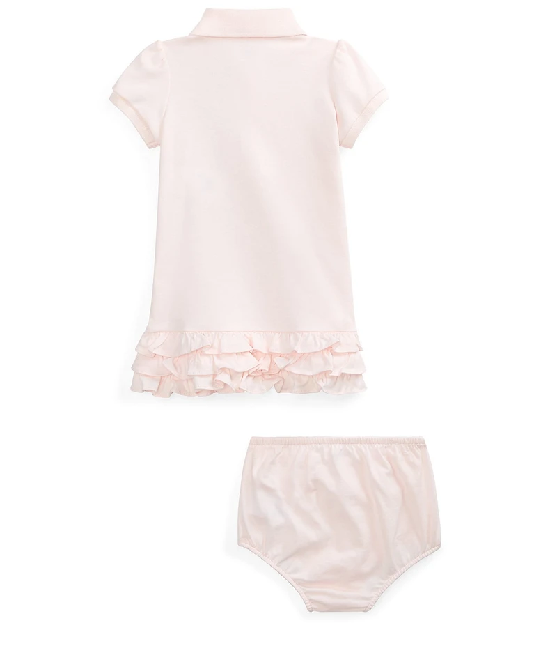 Ralph Lauren Baby Girls Polo Cupcake Dress