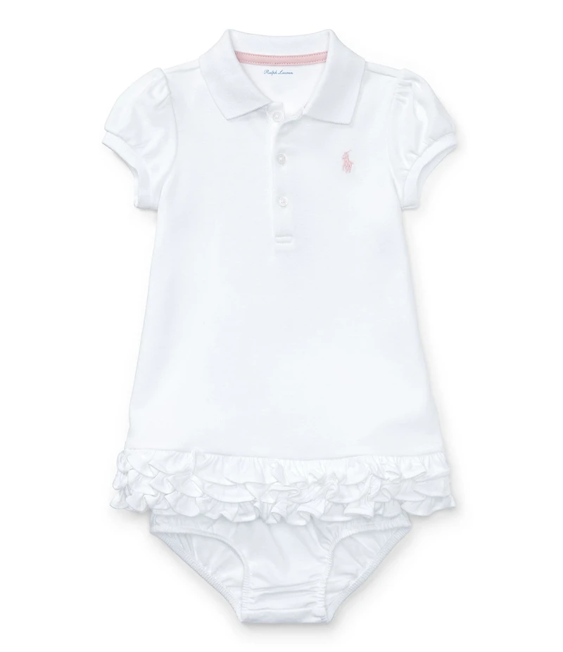Ralph Lauren Baby Girls Polo Cupcake Dress