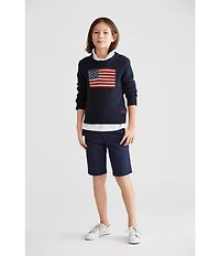 Polo Ralph Lauren Big Boys American Flag Sweater