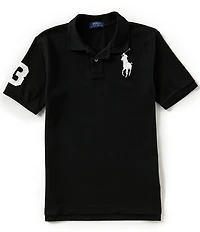 Polo Ralph Lauren Big Boys Short Sleeve Basic Mesh Big Pony Player Polo Shirt