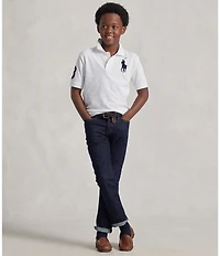 Polo Ralph Lauren Big Boys Short Sleeve Basic Mesh Big Pony Player Polo Shirt