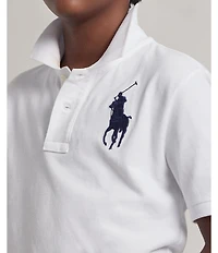 Polo Ralph Lauren Big Boys Short Sleeve Basic Mesh Big Pony Player Polo Shirt