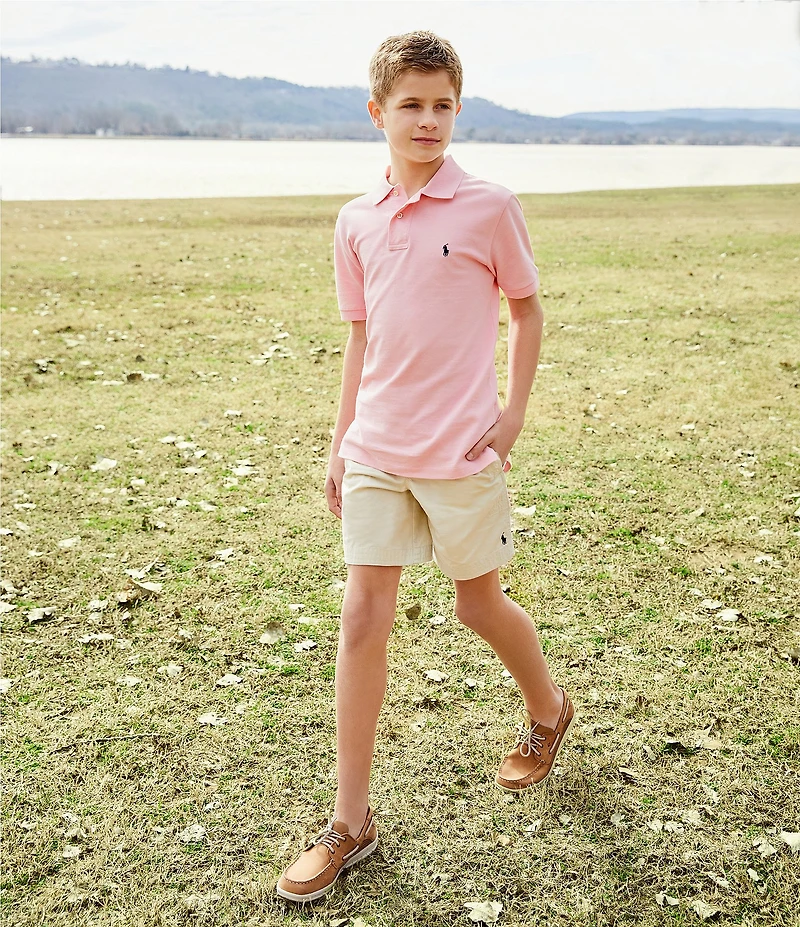 Polo Ralph Lauren Big Boys Short Sleeve Classic Mesh Polo Shirt