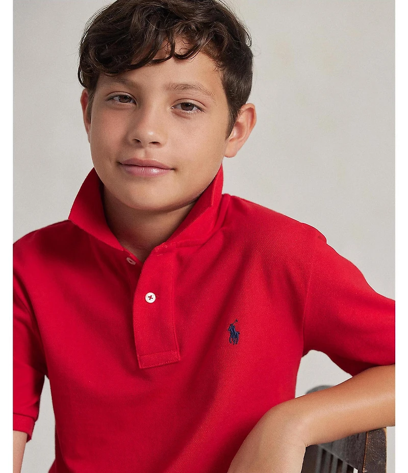Polo Ralph Lauren Big Boys Short Sleeve Classic Mesh Polo Shirt