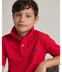 Polo Ralph Lauren Big Boys Short Sleeve Classic Mesh Polo Shirt