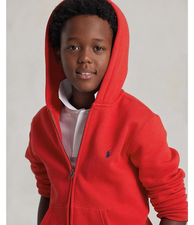 Polo Ralph Lauren Big Boys Long Sleeve Full Zip Hoodie