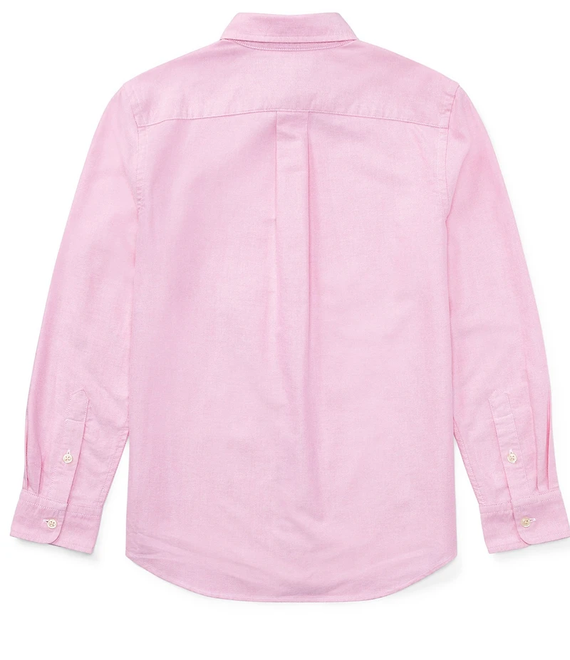 Polo Ralph Lauren Big Boys Solid Long-Sleeve Oxford Shirt