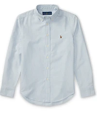 Polo Ralph Lauren Big Boys Long-Sleeve Striped Oxford Shirt