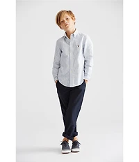 Polo Ralph Lauren Big Boys Long-Sleeve Striped Oxford Shirt
