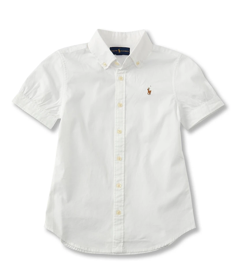 Polo Ralph Lauren Big Girls Oxford Button-Down Shirt