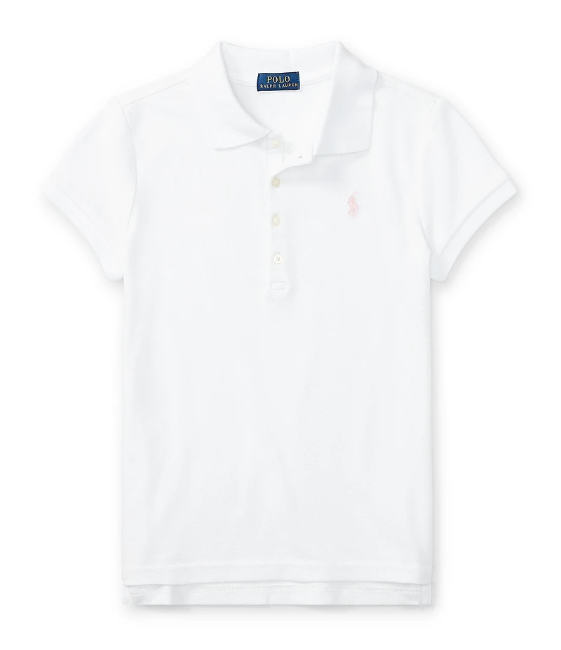 Polo Ralph Lauren Childrenswear Big Girls Short-Sleeve Mesh Polo Shirt