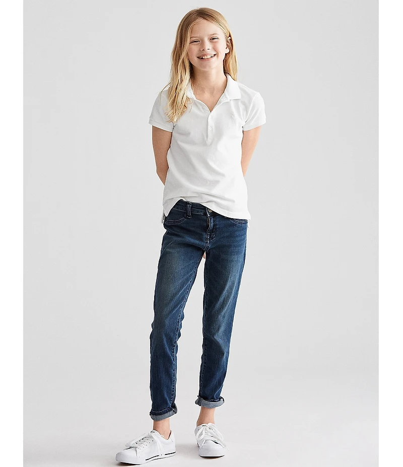 Polo Ralph Lauren Childrenswear Big Girls Short-Sleeve Mesh Polo Shirt