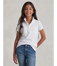 Polo Ralph Lauren Childrenswear Big Girls Short-Sleeve Mesh Polo Shirt