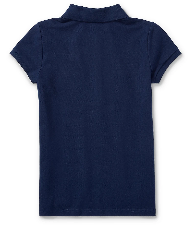 Polo Ralph Lauren Childrenswear Big Girls Short-Sleeve Mesh Polo Shirt