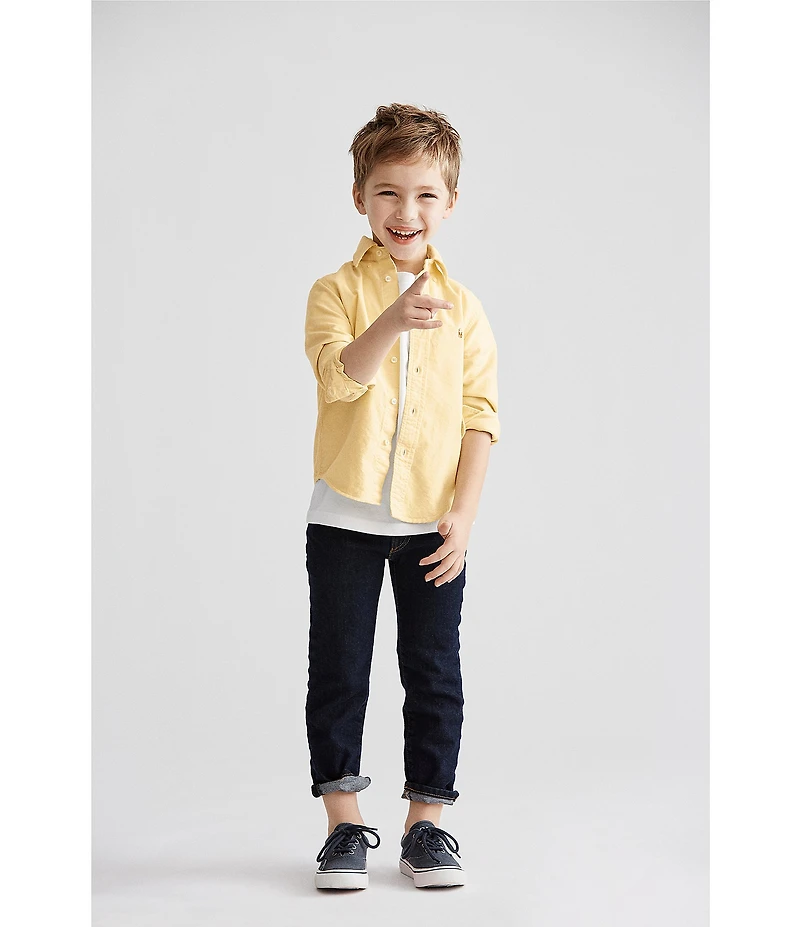 Polo Ralph Lauren Little Boys Hampton Dark Wash Denim Jeans