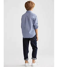Polo Ralph Lauren Little Boys Long-Sleeve Gingham Poplin sportshirt