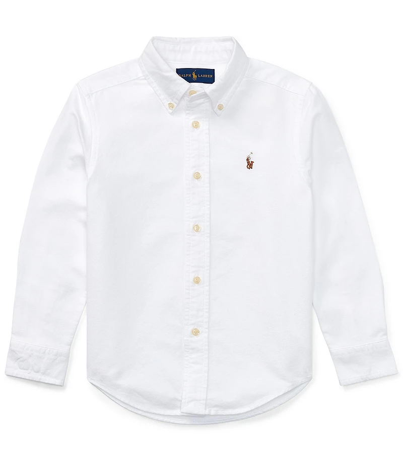 Polo Ralph Lauren Little Boys Long-Sleeve Oxford Shirt
