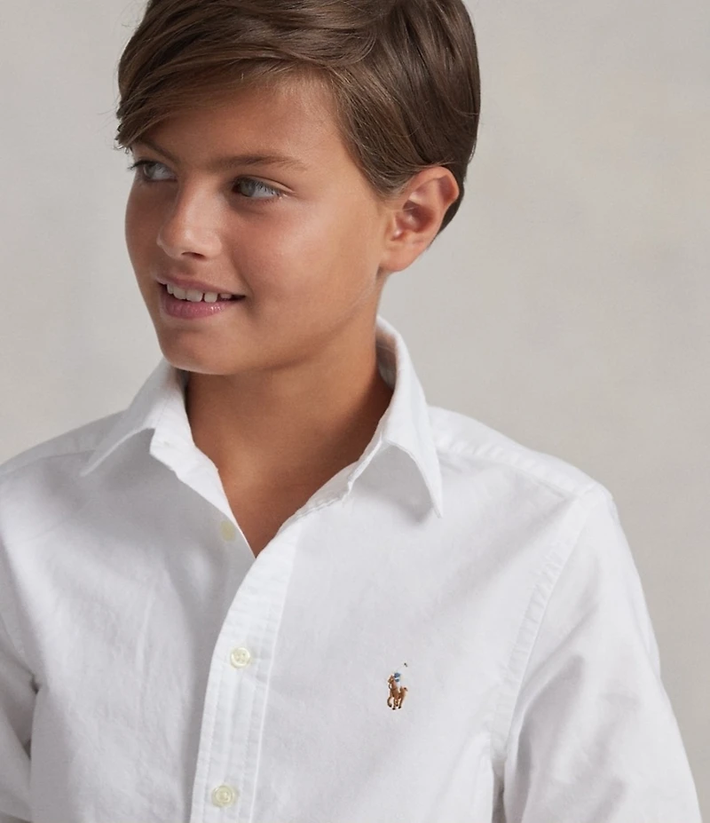 Polo Ralph Lauren Little Boys Long-Sleeve Oxford Shirt