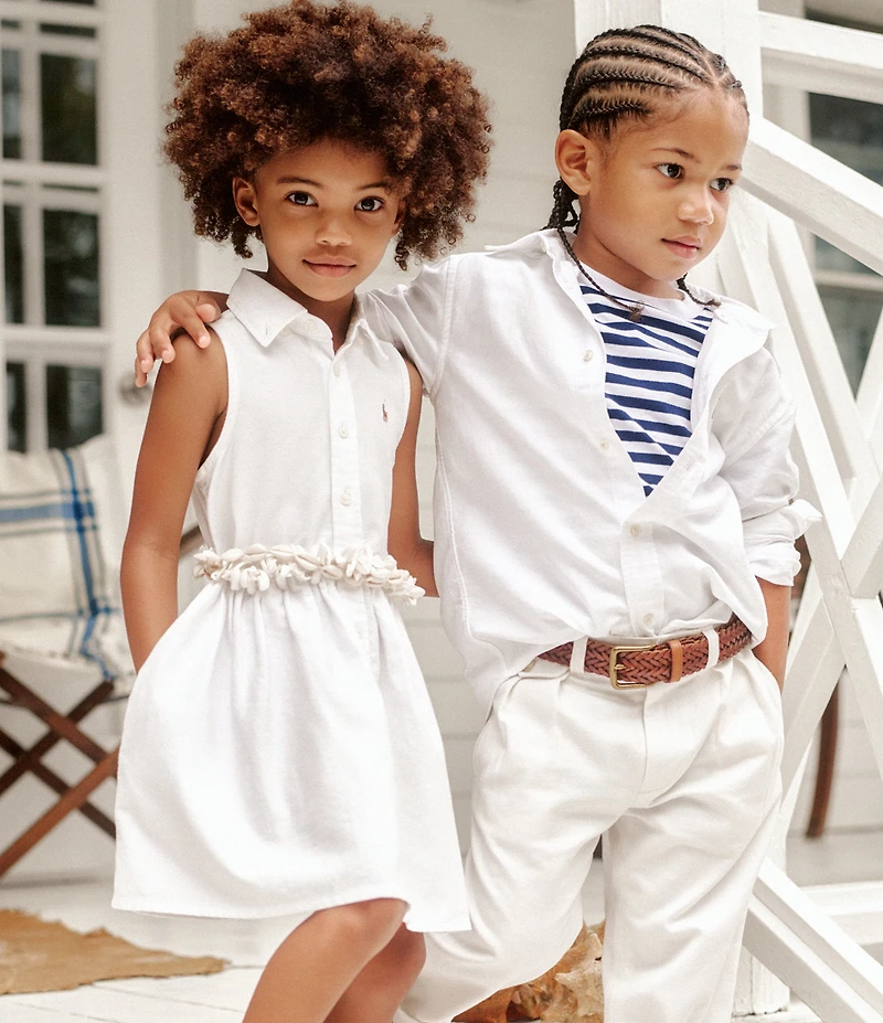 Polo Ralph Lauren Little Boys Long-Sleeve Oxford Shirt