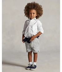 Polo Ralph Lauren Little Boys Long-Sleeve Oxford Shirt