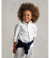 Polo Ralph Lauren Little Boys Long-Sleeve Oxford Shirt