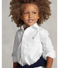Polo Ralph Lauren Little Boys Long-Sleeve Oxford Shirt