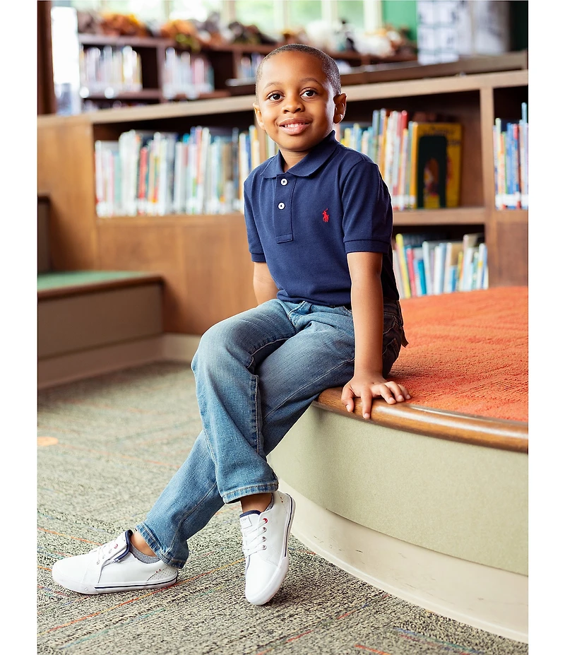 Polo Ralph Lauren Little Boys Short Sleeve Classic Mesh Polo Shirt