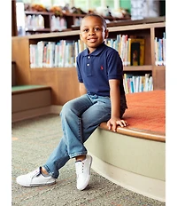 Polo Ralph Lauren Little Boys Short Sleeve Classic Mesh Polo Shirt