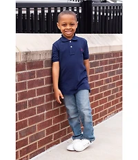 Polo Ralph Lauren Little Boys Short Sleeve Classic Mesh Polo Shirt