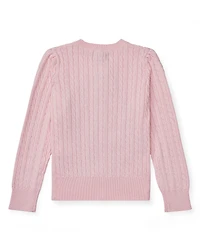 Polo Ralph Lauren Childrenswear Little Girls Cable-Knit Cardigan Sweater