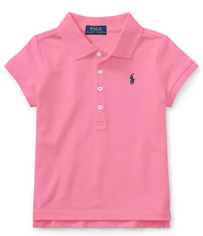 Polo Ralph Lauren Little Girls Mesh Polo Shirt