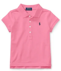 Polo Ralph Lauren Little Girls Mesh Polo Shirt