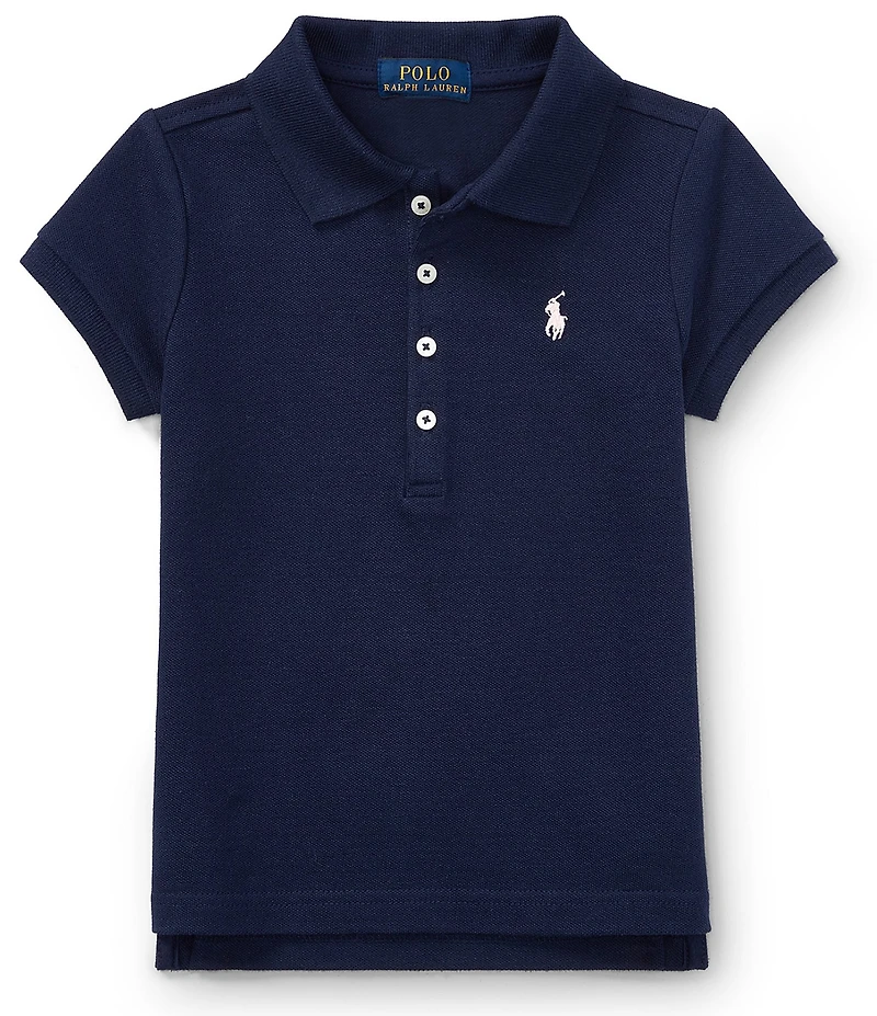 Polo Ralph Lauren Little Girls Mesh Polo Shirt