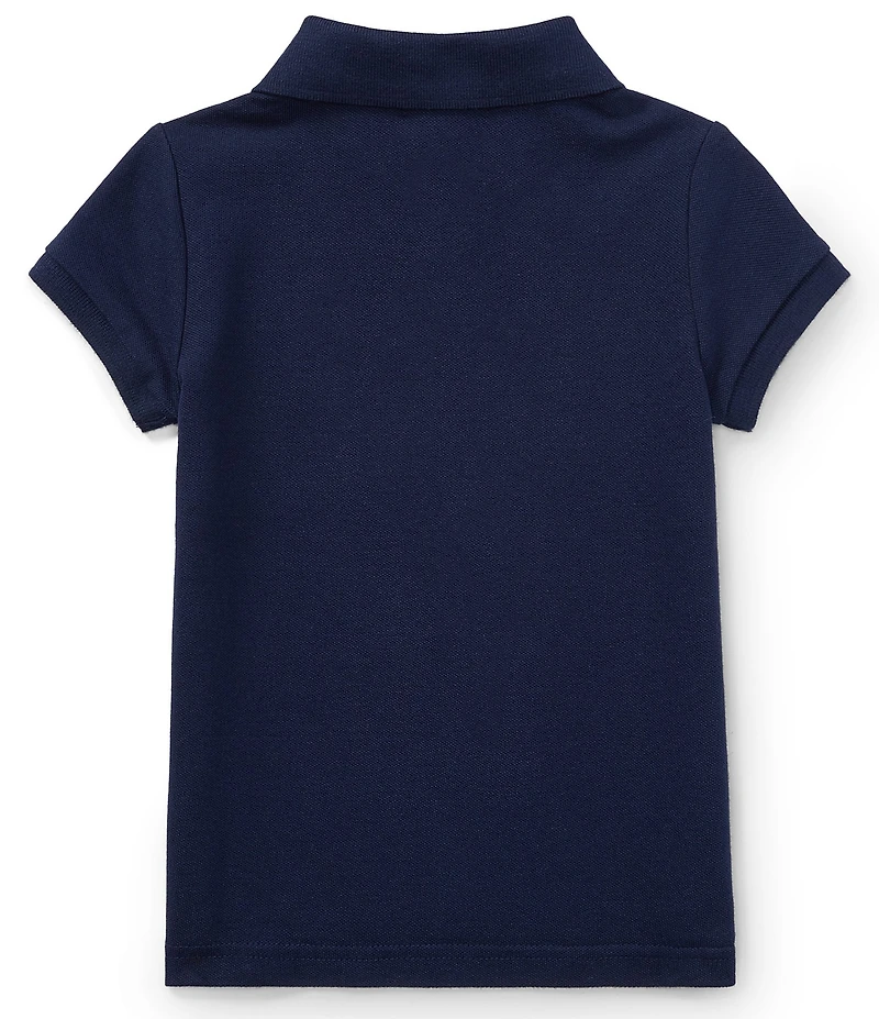 Polo Ralph Lauren Little Girls Mesh Polo Shirt