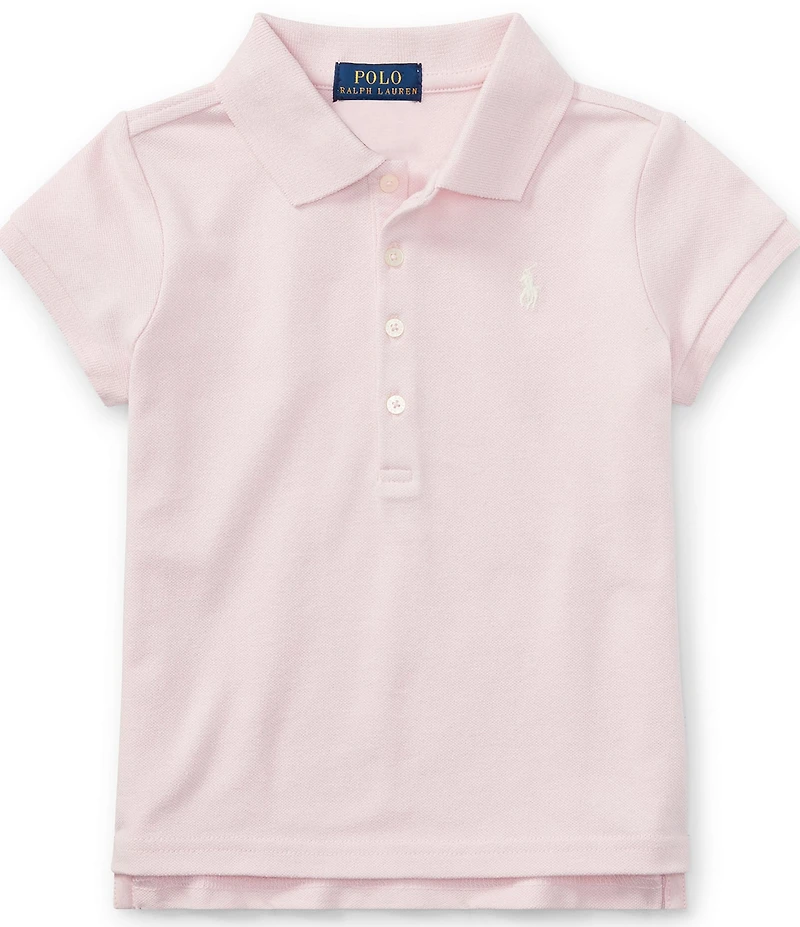 Polo Ralph Lauren Little Girls Mesh Polo Shirt