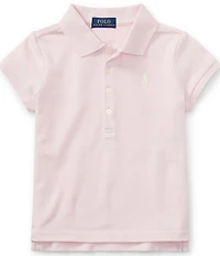 Polo Ralph Lauren Little Girls Mesh Polo Shirt